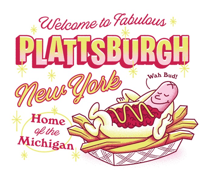 michigan hot dog shirt design