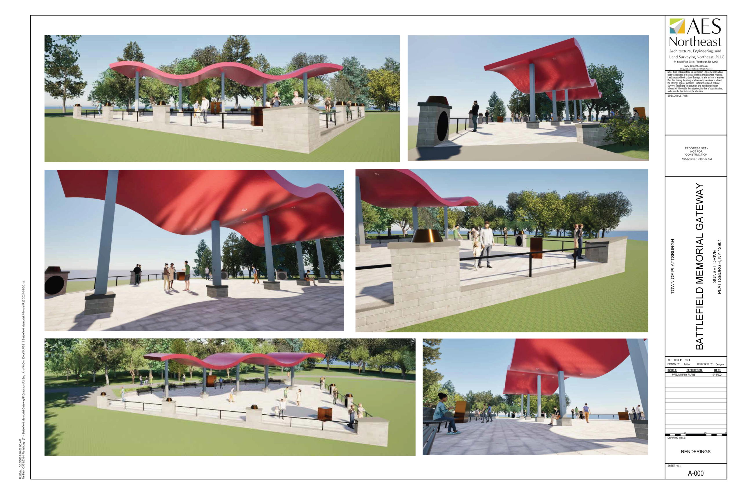 Rendering of Remembrance Plaza Rendering of Remembrance Plaza
